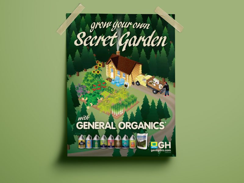 General Hydroponics Secret Garden Ad
