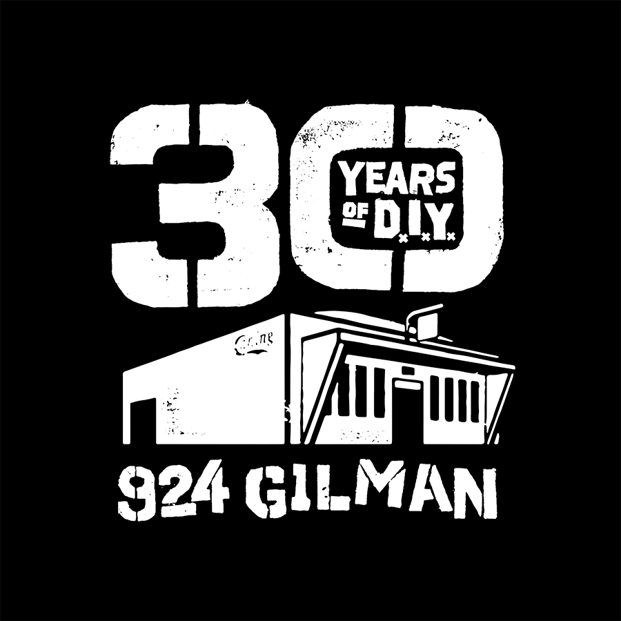 30th Anniversary of 924 Gilman Logo