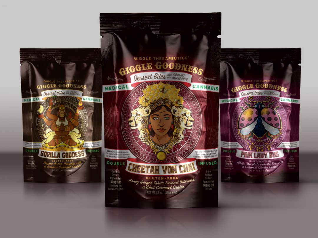 Giggle Therapeutics Packaging Illustrations